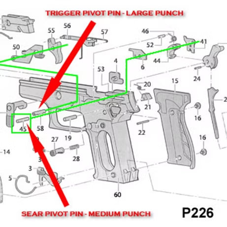 Sig Guy - 22X D.A.R.K - Disassembly and Reassembly Kit