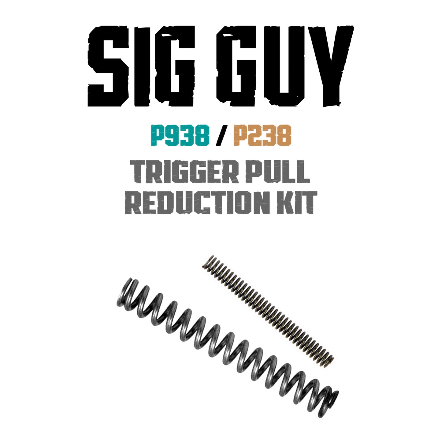 Sig Guy SIG Sauer P238 / 938 Trigger Pull Reduction Kit