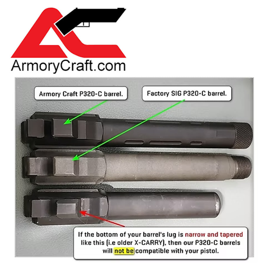 Armory Craft P320 Compact / Carry, P250 Barrels