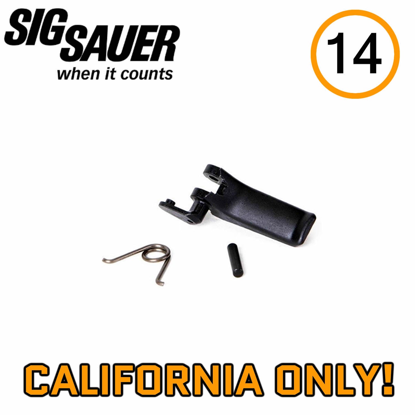 SIG Sauer P365 FLAT Trigger KIT - CALIFORNIA