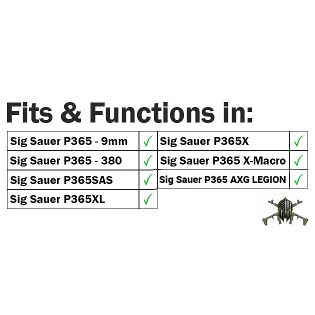 MCarbo Sig Sauer P365 Exact Edge Extractor Kit