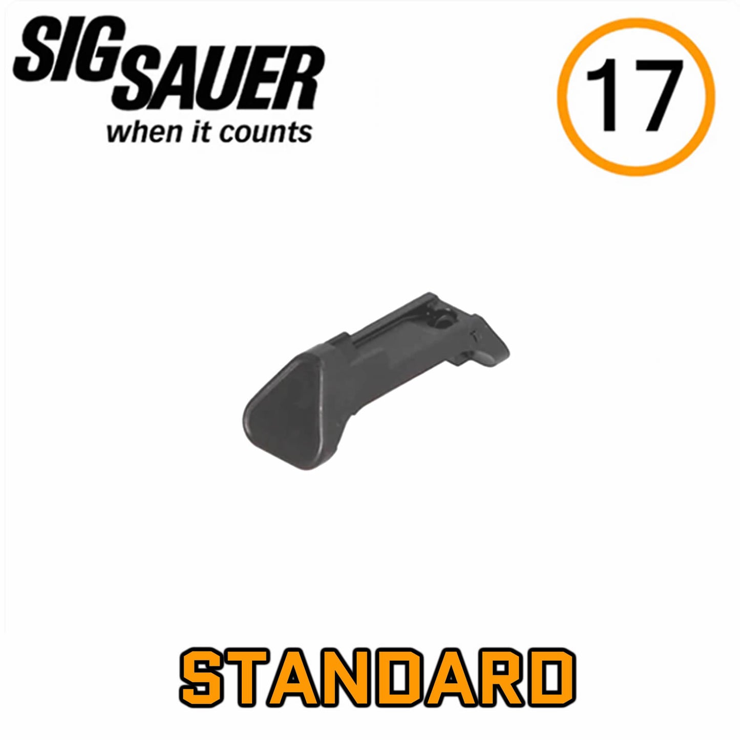 Sig Sauer P365 MAGAZINE CATCH, NON-TEXTURED