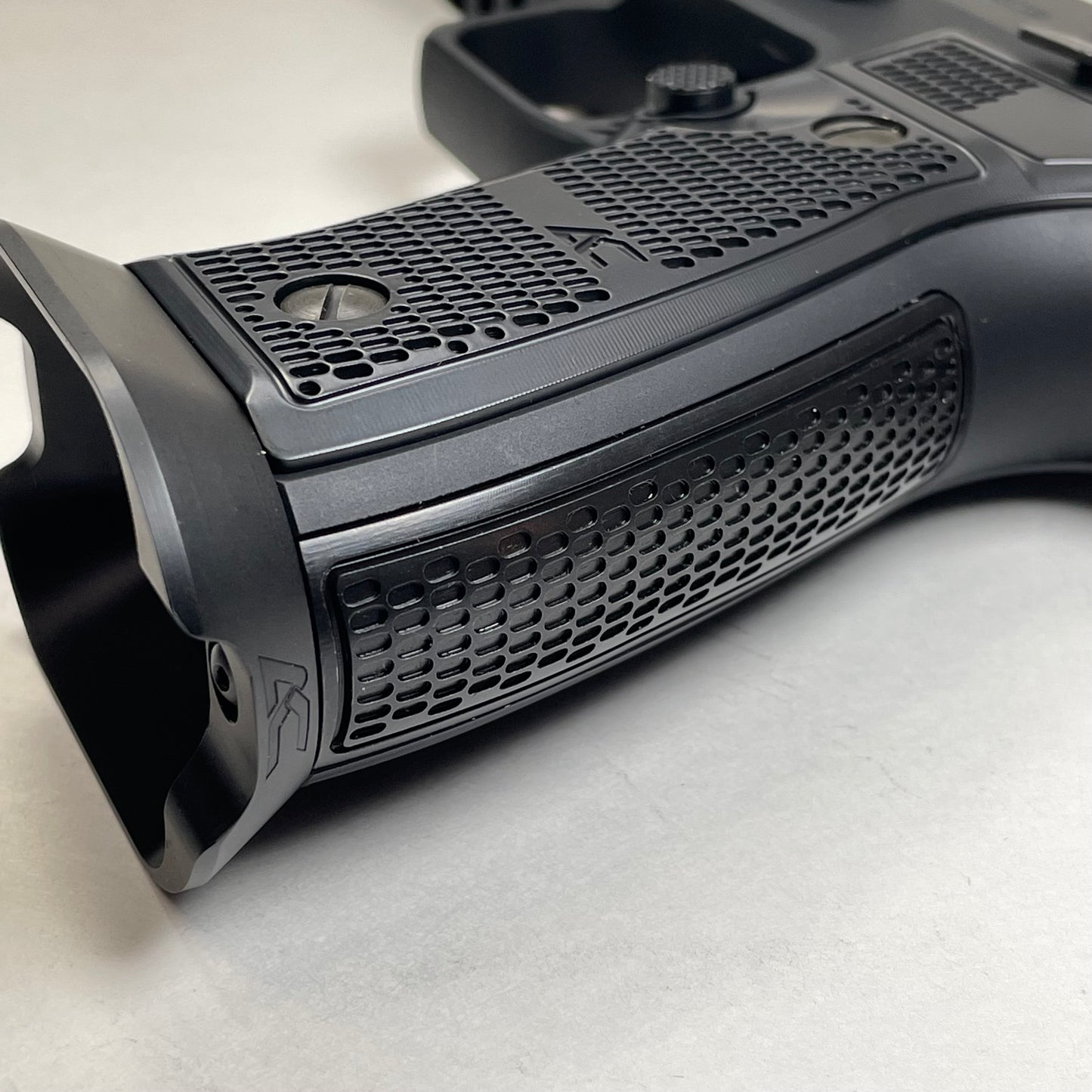 Armory Craft P320 AXG Backstrap Insert / Weight - BLACK STEEL image 4