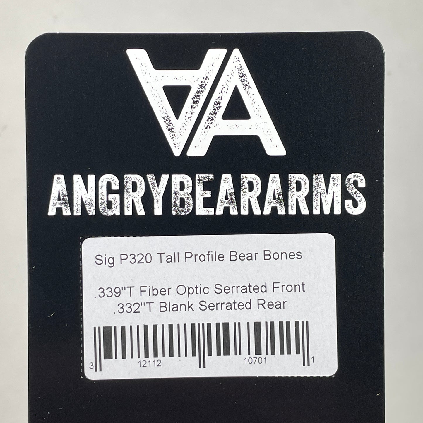 Angry Bear Arms P320 Fiber Optic Tall Profile Sight Set (ABA701) image 2