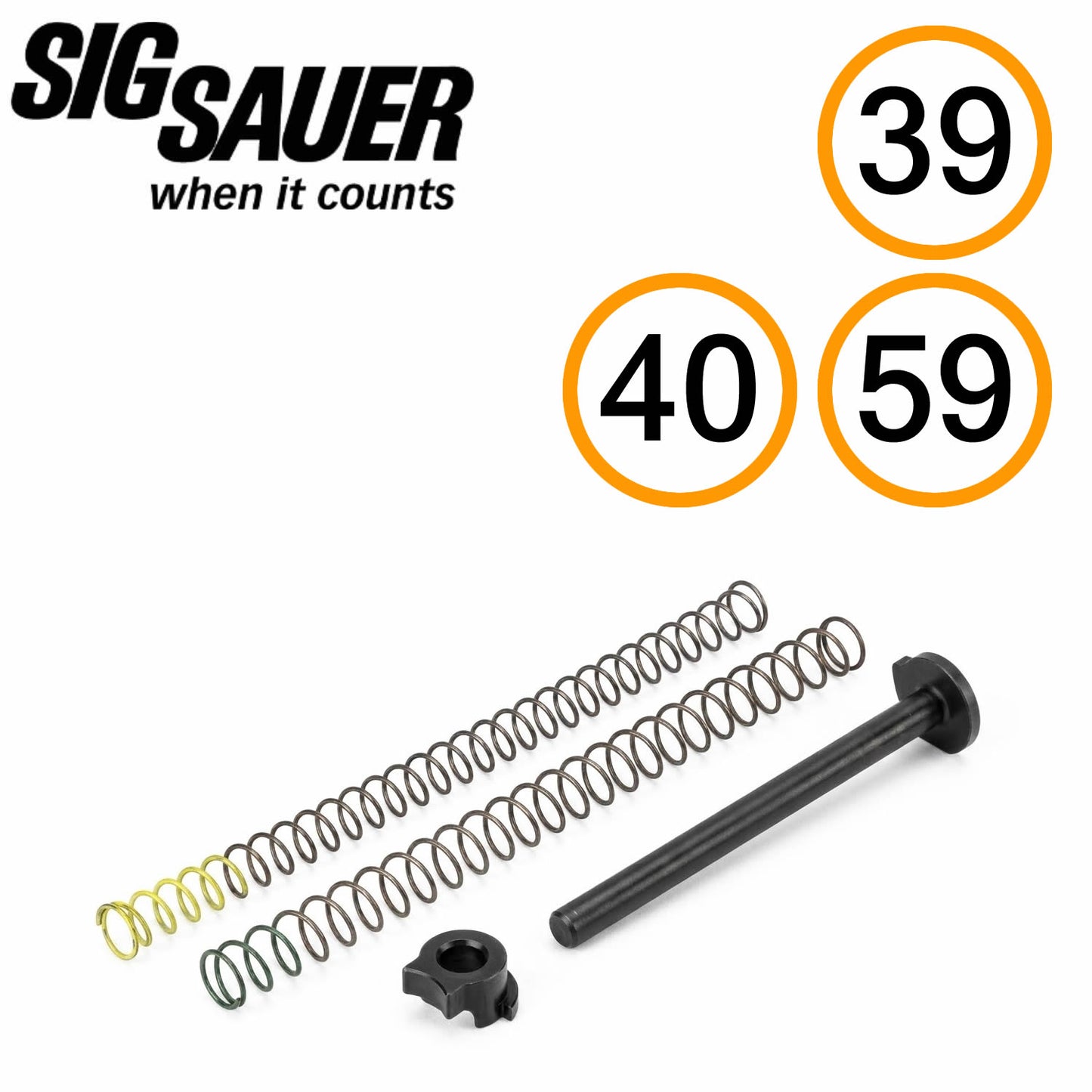 SIG Sauer P211-GTO/GT4 RECOIL SPRING SET - 8LBS & 10LBS