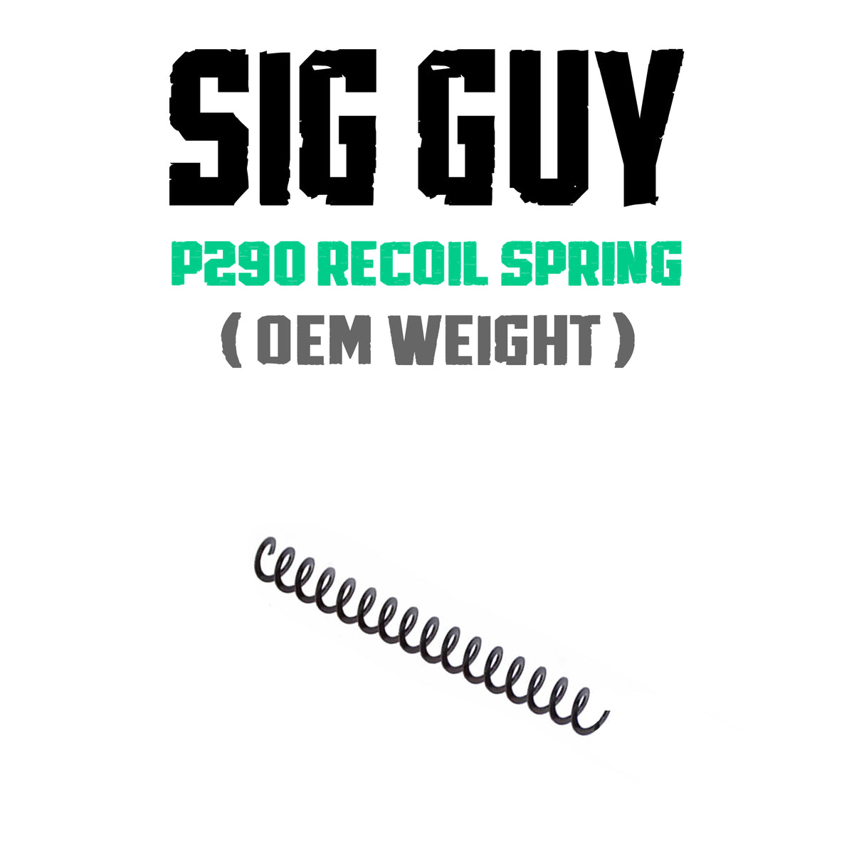 Sig Guy SIG Sauer P290 Flatwire Recoil Springs