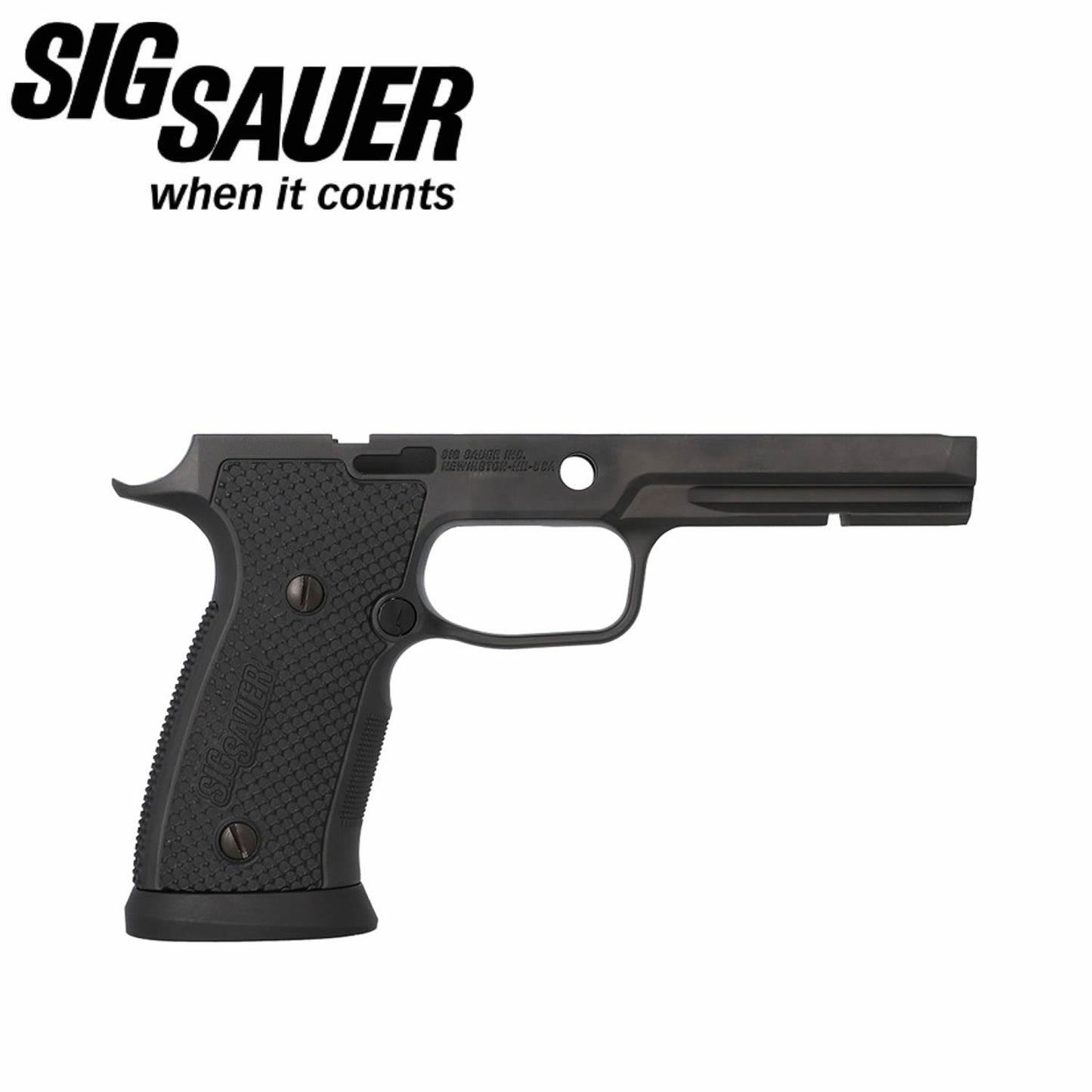 P320 FULL SXG 9MM/40/.357 GRIP MODULE - BLACK