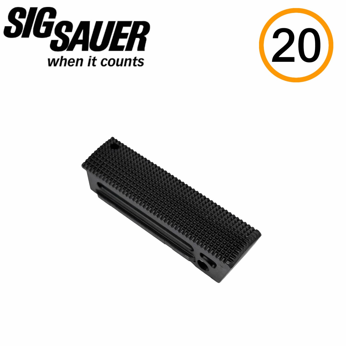 SIG Sauer P211 MAINSPRING HOUSING, AXG, CHECKERED BACKSTRAP, MATTE DLC
