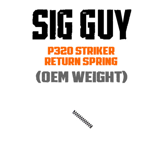Sig Guy P320 Striker Reset Spring - OEM Weight