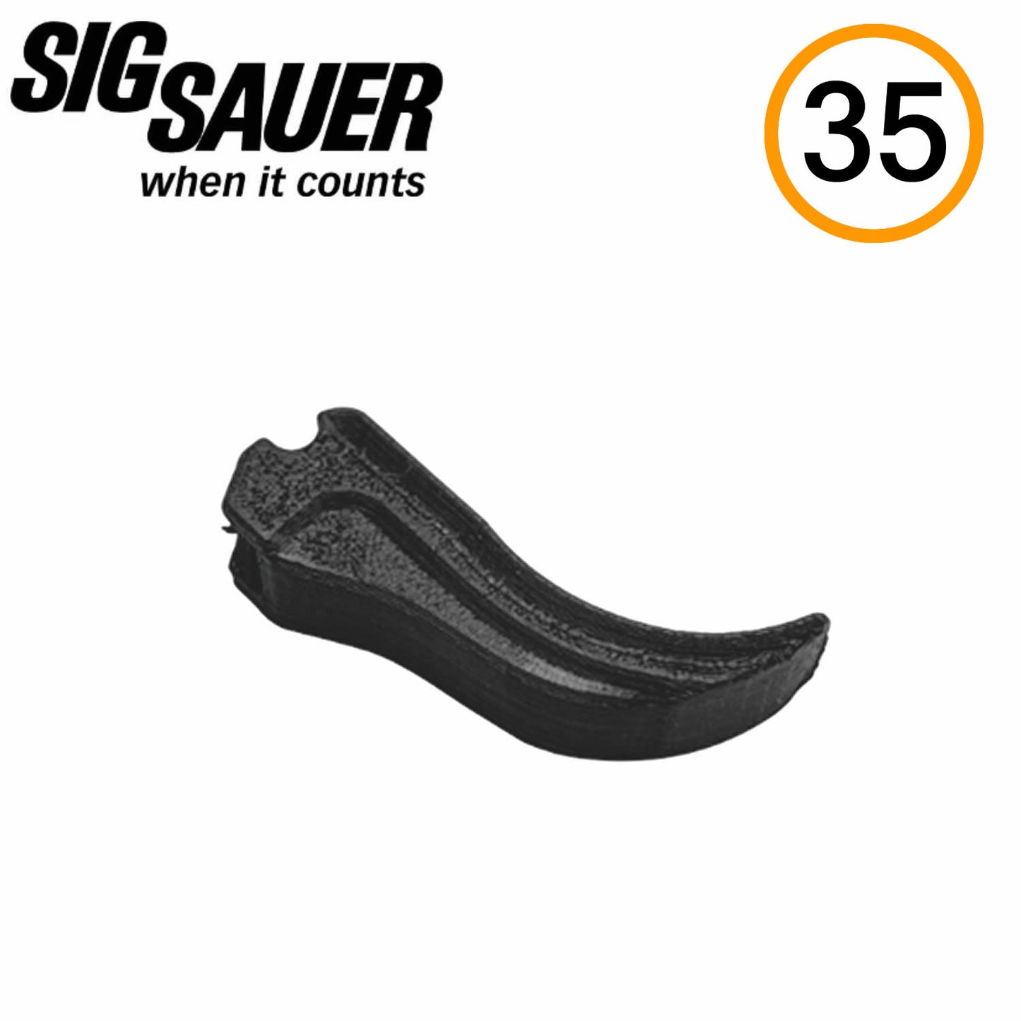 SIG Sauer P322 Trigger Shoe, Curved, Black