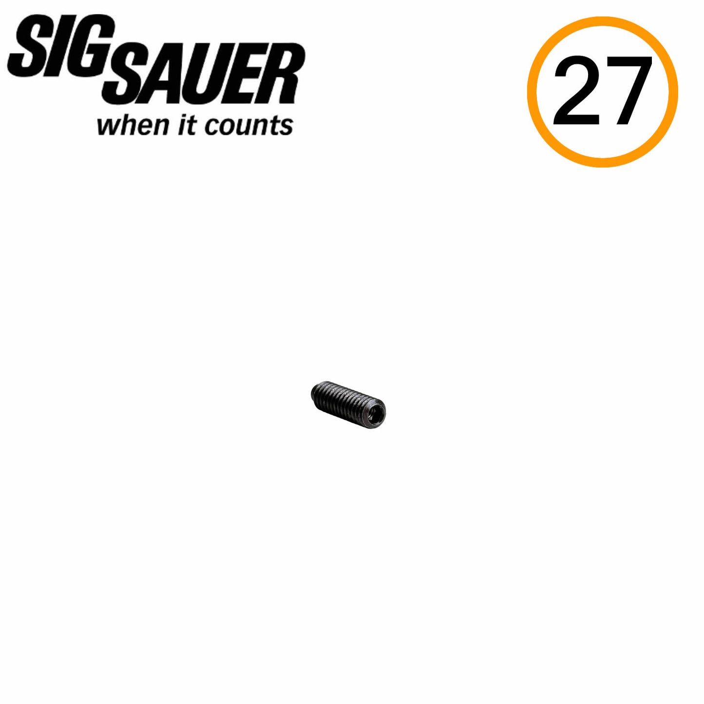 SIG Sauer P211 SET SCREW, 5-40, 3/8, SPHERICAL TIP
