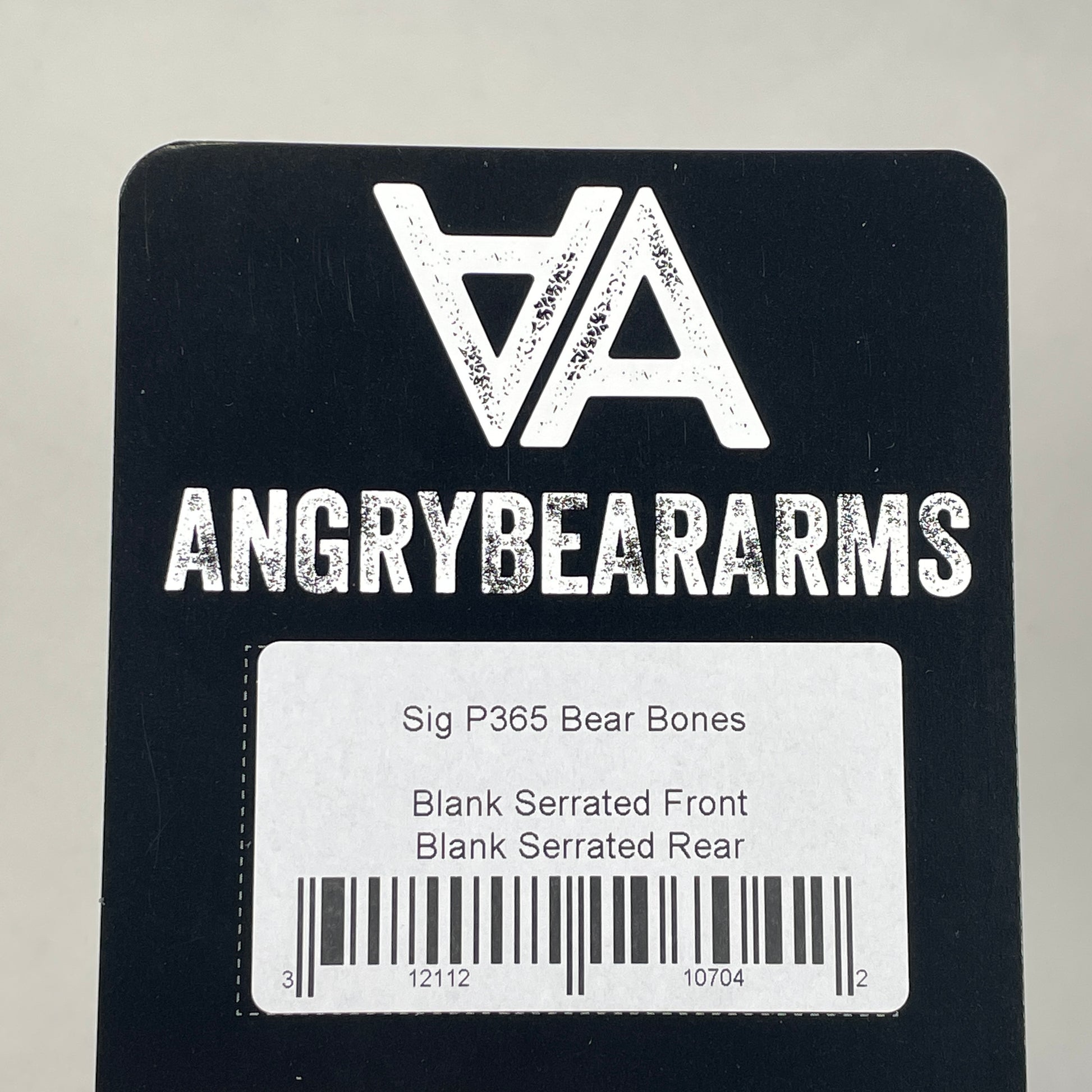 Angry Bear Arms P365 Low Blank Sight Set (ABA704) image 1