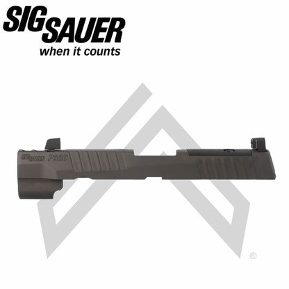 SIG Sauer P320 LEGION FULL-SIZE 9MM 3.9" INTEGRATED COMPENSATOR SLIDE ASSEMBLY, OPTIC READY, GRAY