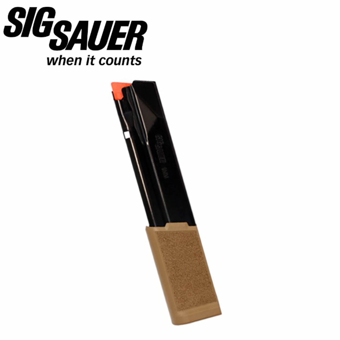 SIG SAUER P365 XMACRO 9MM 25 ROUND EXTENDED MAGAZINE - COYOTE