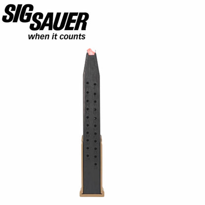 SIG SAUER P365 XMACRO 9MM 25 ROUND EXTENDED MAGAZINE - COYOTE