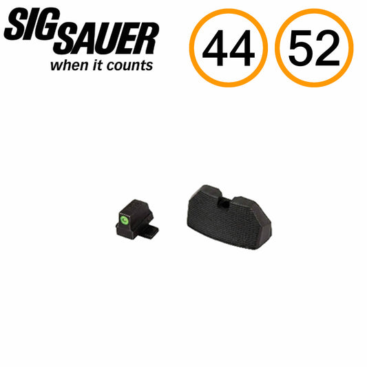 SIG Sauer P211 SIGHT SET, SUPPRESSOR HEIGHT, XRAY3 FRONT, BLACKED OUT REAR, SCREW, M2.5, BLK