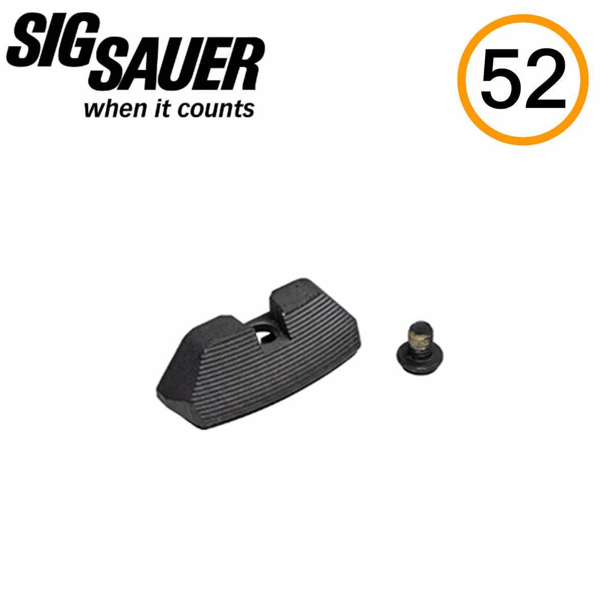 SIG Sauer P211 REAR SIGHT, SCREW, M3, XR HEIGHT,  DLC, BLK