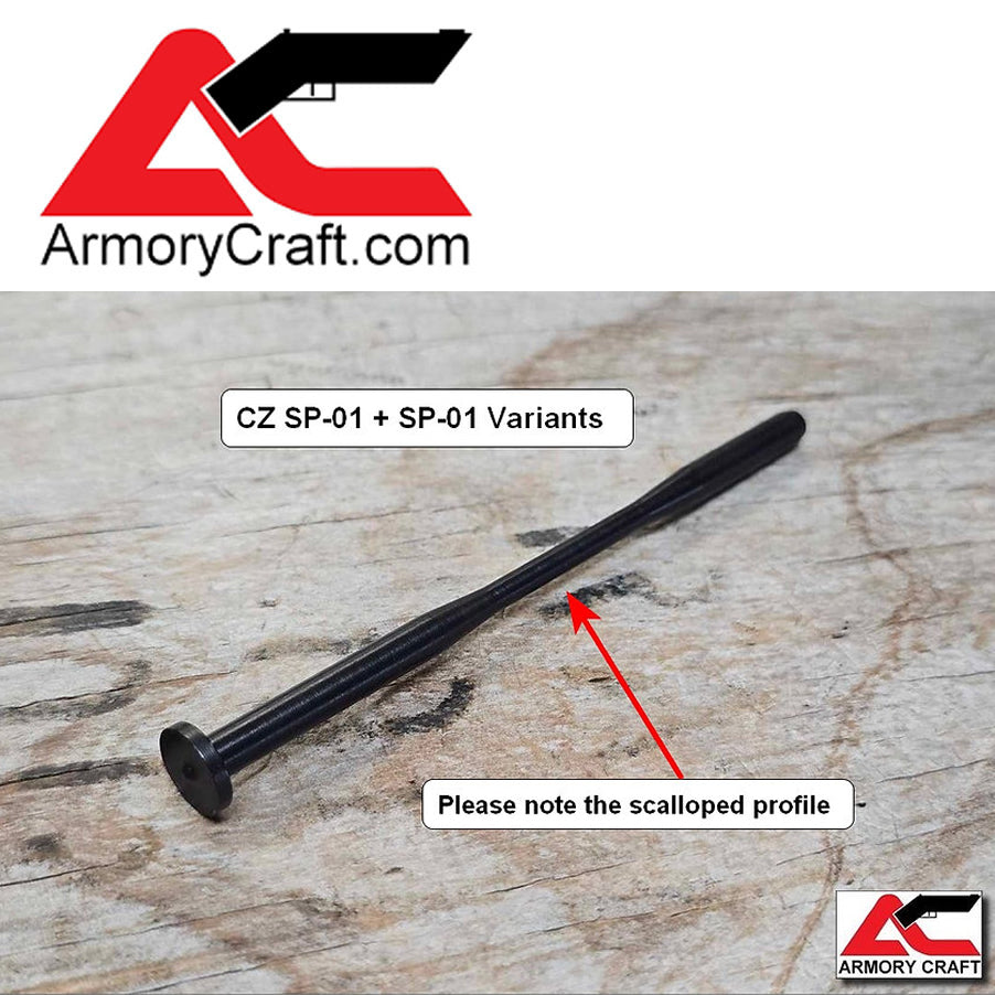 Armory Craft CZ Steel Guide Rod for CZ SP-01, Manual Safety. Phantom, Tactical, Shadow 1