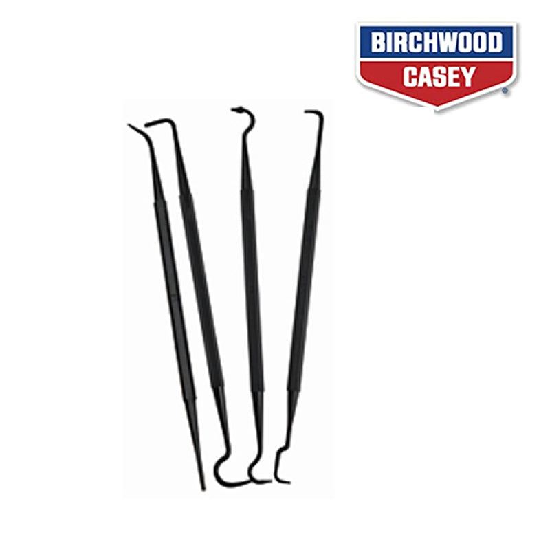 Birchwood Casey, Firearm Cleaning Picks, 4-Pack, Nylon