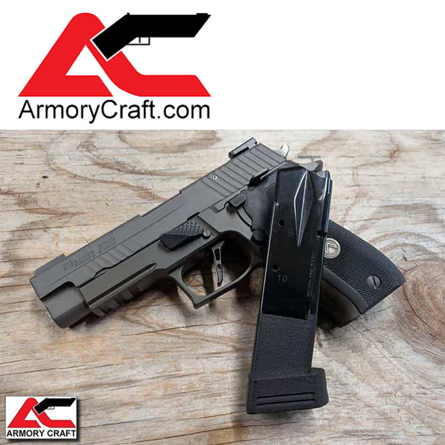 Armory Craft SIG Sauer P226 - Plus-2 "Style" Base Pad / Adapter for Restricted 10 rd Magazines