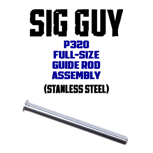 Sig Guy P320 Full-Size 1911 Style Steel Guide Rod Assembly - STAINLESS STEEL