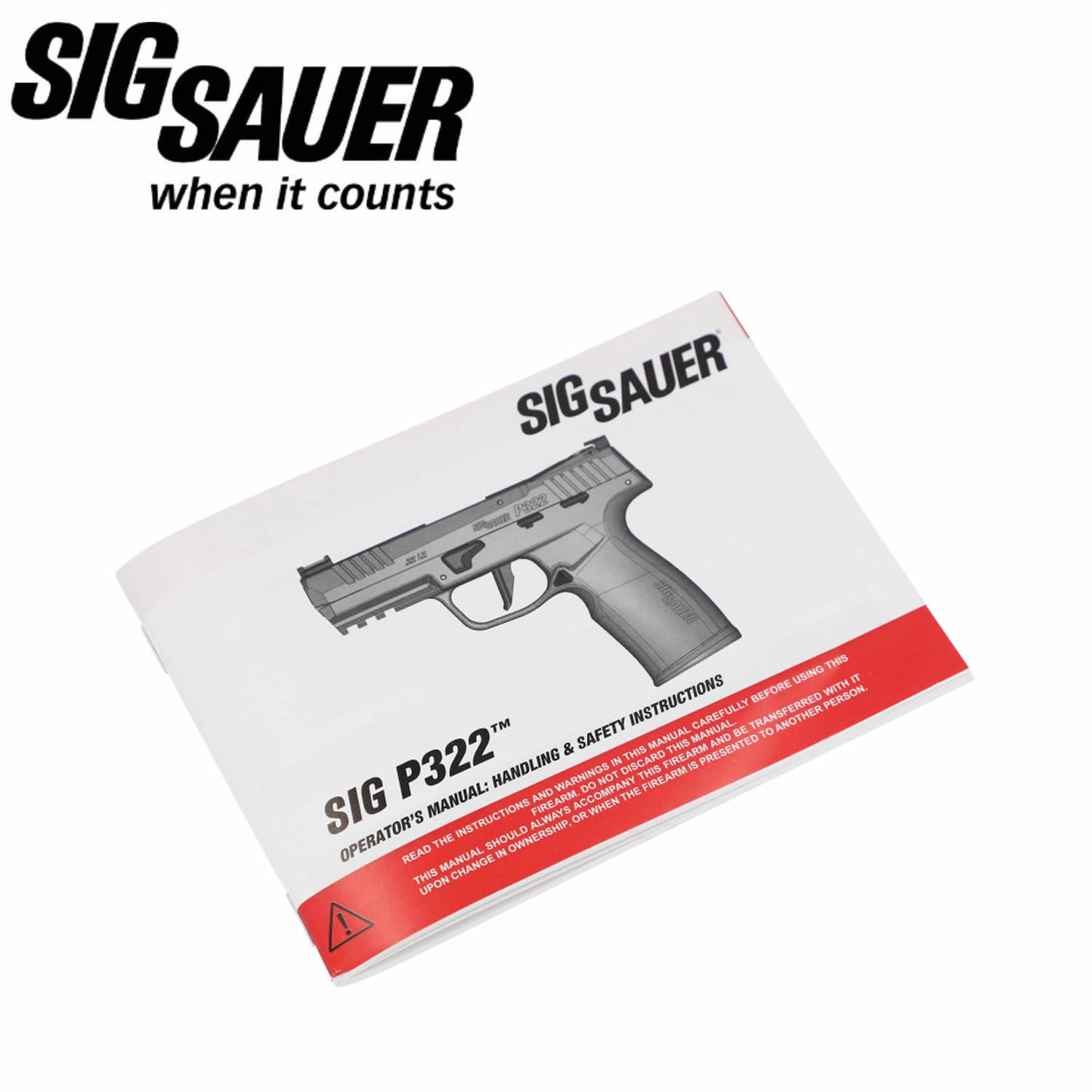 SIG Sauer P322 Operators Manual