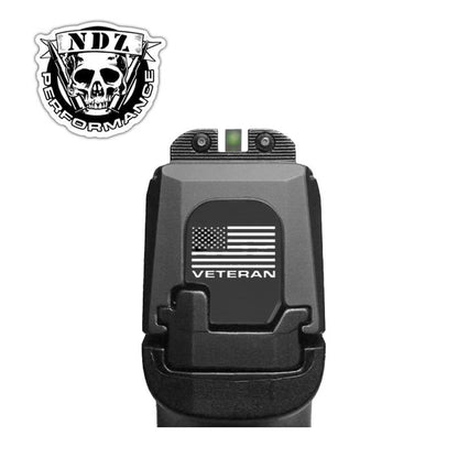 NDZ Performance Sig P365, P365 XL, P365 X-Macro Rear Slide Plate - BLACK