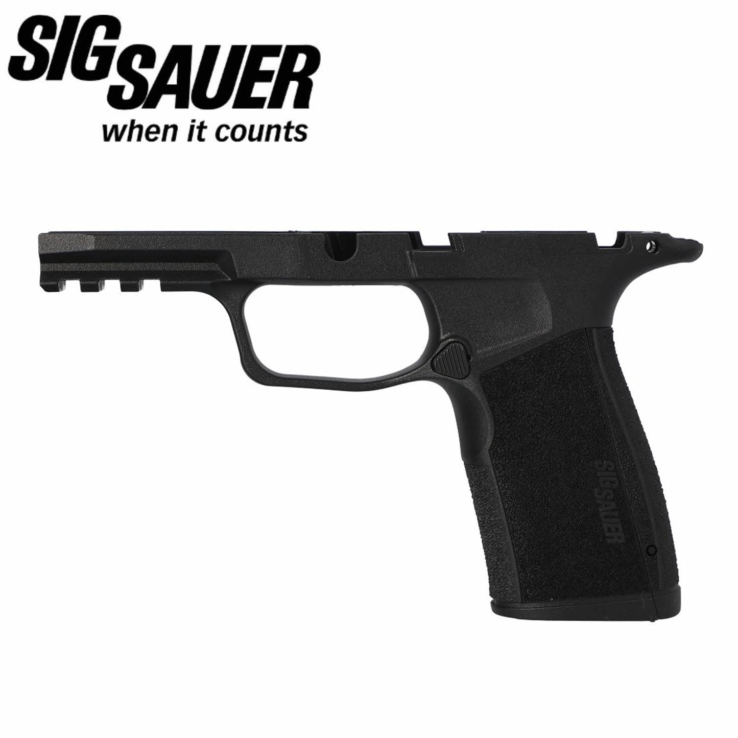 P365-XMACRO 9MM MANUAL SAFETY GRIP MODULE - BLACK - CALIFORNIA COMPLIANT